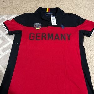 Men’s Polo Germany logo short sleeve shirt